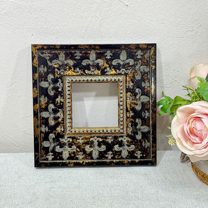 Peinture à l'huile encadrée en bois écologique, faite à la main, sur mesure, style <span class=keywords><strong>baroque</strong></span> doré européen, avec impression en relief - Product Image 4