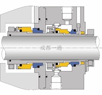 Joint mécanique rotatif double face CYT Seal YTC151 pour pompes à pétrole et combustibles, en acier inoxydable 0-42