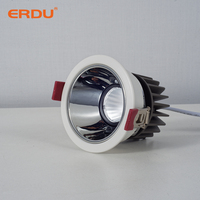 ERDU Projecteur LED intelligent à angle réglable de haute qualité encastré anti-éblouissement