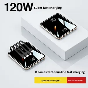 Cargador Portátil Compacto de Gran Capacidad con Certificación 3C, Carga Súper Rápida de 22.5W, 20000mAh, Cable de Material PVC - Product Image 2
