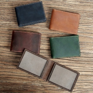 For Boshiho Vintage Slim Men's Bifold Short <b>Wallet</b> Open Closure Anti-Theft Feature Coin Pocket Driving License <b>Holder</b> - Product Image 2