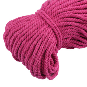 <span class=keywords><strong>Corda</strong></span> in Cotone Riciclato Intrecciato da 5 mm, Offerta Speciale, Spago Impermeabile <span class=keywords><strong>per</strong></span> Artigianato Fai-da-te <span class=keywords><strong>Macramè</strong></span>, <span class=keywords><strong>per</strong></span> Borse, Abbigliamento, Scarpe, <span class=keywords><strong>Corda</strong></span> di Cotone Ritorto Colorata - Product Image 5