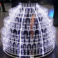 Robe LED portable en polyester/rayonne avec porte-verre intégré, idéale pour les soirées en boîte de nuit, bars, costumes, flamenco, événements et mariages