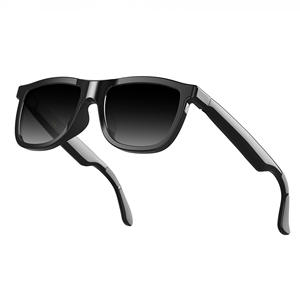 Nouvelles lunettes intelligentes de traduction IA E05 avec lentille électrochrome à oreille ouverte Bluetooth, légères (38g), vente en gros OEM personnalisée - Product Image 1