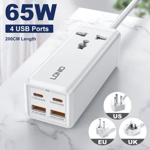 LDNIO SC1418 מטען מקורי באיכות גבוהה לסלולר 65W Usb טעינה מהירה סוג C מטען קיר לטלפון לטאבלט MacBook