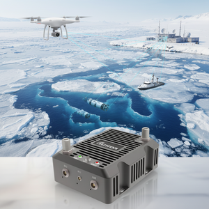 Unmanned <b>System</b> <b>IP</b> Mesh Radio Solution for 50KM Air-to-Ground MU04 Pro Mesh Radio, Extended Range for Unmanned Aerial <b>Systems</b> - Product Image 1