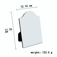 POD Sublimation vierge MDF cadre Photo en bois impression personnalisée cadeau lumière panneau dur photo bloc de panneau 5*7