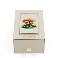 Boîte à tiroirs à structure unique de style tiroir de qualité supérieure Cadeaux promotionnels ou kits multimédias