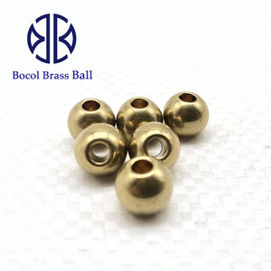 Твердый латунный шар и медный шар с отверстием для сверления и резьбой - Product Image 4