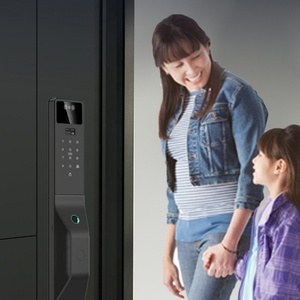Glomarket Tuya Smart Door Lock with 3D Face Recognition Automatic <b>Camera</b> Biometric <b>Security</b> <b>WiFi</b> Wood Door Compatible - Product Image 3