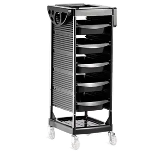 Factory direct supply of hair salon and hairdressing equipment trolley drawer rolling storage trolley