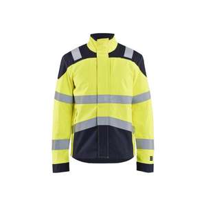 BLAKLADER - 408915123389XXL Chaqueta multinorm Inherent Hi-vis Amarillo/Azul Marino-EAN 7330509625972 ROPA DE TRABAJO RESISTENTE A LLAMAS - Product Image 1