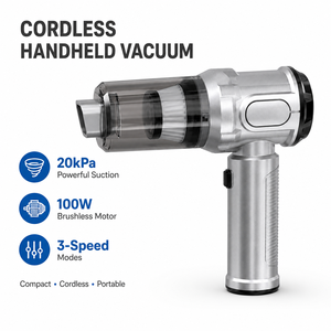 Portable 20KPa Brushless Handheld Vacuum Cleaner Cordless 4-in-1 <b>Car</b> Vacuum and Air <b>Blower</b> with 7 Accessories OEM ODM - Product Image 2