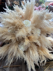 Handmade Natural Pampas <strong>Flower</strong> Ball Popular Wedding Centerpiece <strong>Table</strong> Decoration Light Brown <strong>Flower</strong> Ball Floral <strong>Arrangement</strong> - Product Image 6