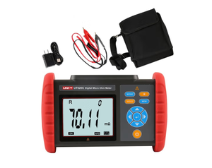 UNIT UT620C Ohmmètre numérique, Mètre de faible résistance, Garantie 1 an, Test automatique électronique, Précision 0,1, IP55 pour - Product Image 4