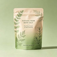 Sachet Doypack Personnalisé pour Sels de Bain avec Fermeture Éclair, Emballage Durable et Anti-humidité pour Produits de Soin Corporel et Sels de Spa