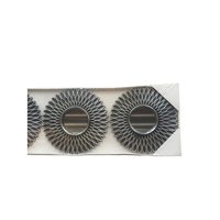 Lot de 3 miroirs muraux décoratifs en plastique ajouré, style Art Déco, écologiques, réglables et durables, pour décoration murale de ferme