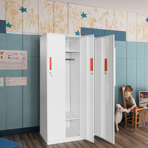 Chnsmile tủ khóa bằng thép kim loại 3 Cửa Tiện Dụng tủ khóa phòng tập thể dục trường học có thể tháo rời chìa khóa chống gỉ chống thấm nước cho hành lý - Product Image 1