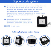 Lecteur de codes-barres 1D 2D CMOS grand angle mégapixels USB EMT6061B, module de lecture fixe PDF417 QR en stock