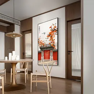 Фошань пользовательские китайские апельсины Хрустальный фарфор гостиная декоративные картины