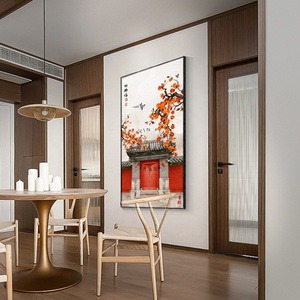 Foshan personalizado <span class=keywords><strong>naranjas</strong></span> chinas cristal porcelana sala <span class=keywords><strong>de</strong></span> estar pinturas decorativas - Product Image 1