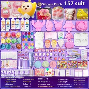 Kit de Materiales DIY Unisex para Molde de Silicona Hecho a Mano, Juguete Antiestrés con Pegamento AB Divertido - Product Image 6