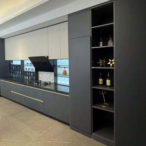 Modern Luxury <b>High</b> <b>Gloss</b> Wooden Sideboard for Dining and Living Room Solid Wood Large Capacity <b>Furniture</b> for Apartments - Product Image 1