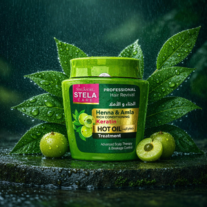 Acondicionador Capilar de Henna y Amla, Crema de Tratamiento con Aceite Caliente, 500 ml x 24 Frascos, Cuidado Herbal Natural, Suaviza, da Brillo y Nutre el Cabello - Product Image 3