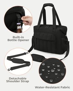 Sac isotherme pour 35 canettes, sac isotherme souple pour femmes, glacière légère, étanche, sacs à lunch portables pour l'extérieur - Product Image 4