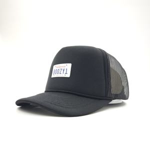 Casquette de camionneur de plage personnalisée en mousse performante à 5 panneaux en maille polyester avec logo brodé 3D imprimé - Product Image 1