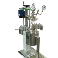 Réacteur de pyrolyse à flux direct à double enveloppe Borui 50L, réacteur chimique de craquage thermique à l'échelle pilote pour les déchets de biomasse et de plastique