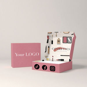 Sofort Lieferbar Beschädigte Papier-Tutorial-Box Kosmetik-Wellpappe-Verpackung Recycelbare Versandbox Flugzeug-Versandkarton - Product Image 1