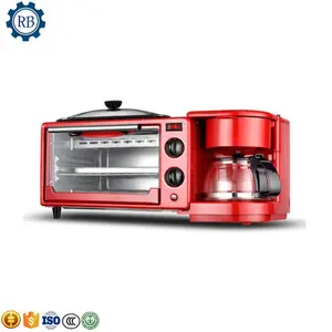 New design and fashionable appearance 3 in 1 breakfast making machine multifunctional breakfast maker