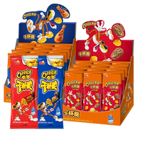 Snacks Crujientes Halal al por Mayor, Estilo Cheetos, con Frutas y Verduras Americanas, en Bolsa de 25g, para Niños