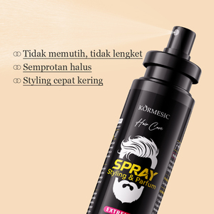 KORMESIC Bpom Certified 100ml Hair <b>Spray</b> <b>Styling</b> & Perfume for Men Fresh Scent Long Lasting Daily Use Natural Style - Product Image 3