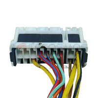 Conector de Interruptor Elevador Automotriz, Conector de Arnés de Cableado, Carcasa Impermeable Apta para Nissan de 16 Pines Hembra CT16-0022M