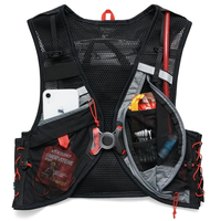 Chaleco de Hidratación Reflectante Ligero de Nailon de Alta Calidad de 15L con Bolsillo para Deportes, Correr de Noche, Escalada y Entrenamiento