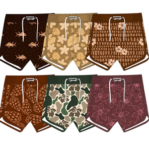 Shorts de bain pour garçons en tissu spandex imperméable de haute qualité, vente en gros - Product Image 1