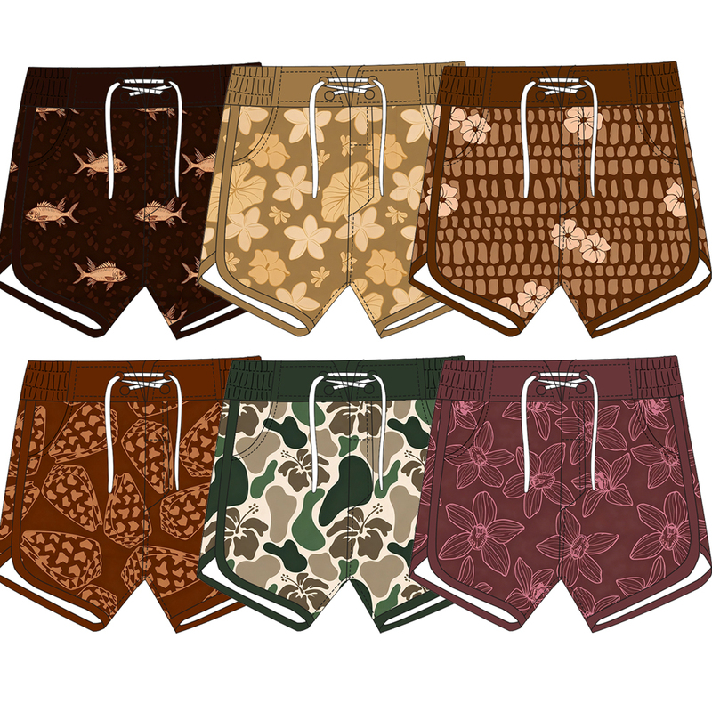 Wholesale Kids Boys Board Shorts Spandex