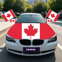 Housse de voiture personnalisée avec logo, qualité supérieure, 100 % polyester, housse de rétroviseur pour événements sportifs, décoration de drapeau de voiture pour encourager
