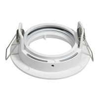 Plafonnier encastré au choix, carré et rond, support de lampe Cob, boîtier de Module de projecteur Gu10 Gu5.3 Mr16 Led Spot vers le bas