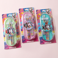 Étui à crayons multifonctionnel en PVC coloré de haute qualité pour étudiants, école, bureau, avec miroir, cadeau
