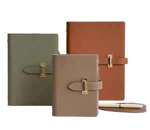 Diario <span class=keywords><strong>de</strong></span> cuero PU Mini A7 personalizado para niñas-Cuaderno planificador diario personalizado - Product Image 1