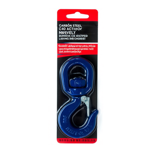 Crochet pivotant en acier au carbone C40 avec verrou de sécurité, certifié CE, accessoires de levage et d'ancrage - Product Image 2