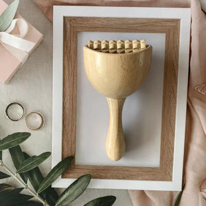 Venda quente Longo Punho Massageador De Madeira Copo Sueco Com Rolo Anti-Celulite Body Sculpting Massagem Ferramenta - Product Image 5