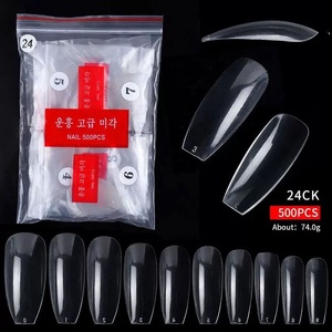 <span class=keywords><strong>Faux</strong></span>-<span class=keywords><strong>ongles</strong></span> longs en forme de cercueil, artificiels, à pression, personnalisés, <span class=keywords><strong>ballerine</strong></span>, mats, nouveau Style, pièces - Product Image 1