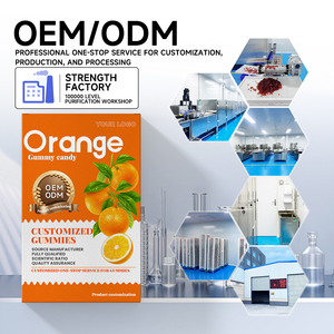 Bán buôn đường miễn phí Cam Vitamin C Gummy thức ăn nhanh Gummy kẹo cho da móng tay chăm sóc tóc - Product Image 5