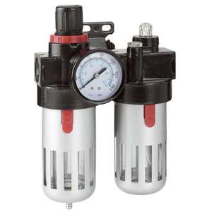 FERVI - 0777/3 Reductor con manómetro, filtro y engrasador-ACCESORIOS HERRAMIENTA DE AIRE EAN 8012667237158 - Product Image 1