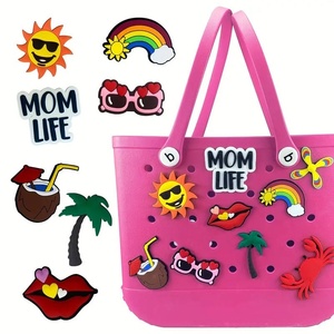 Lot De 4 Breloques Dessin Animé Pour Sac à Main - Accessoires Femme - HonFHena - Caoutchouc