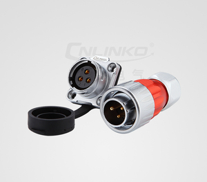 Cnlinko DH 16 loạt khóa vít loại 3 pin không thấm nước IP68 cáp điện cắm kết nối - Product Image 2